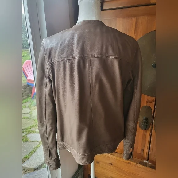 Hinge Lambskin Leather Jacket - Picture 4 of 8